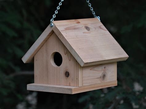 hanging bird houses on poles